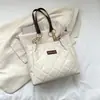Bolsa Casual de Grande Capacidade para Mulheres 2026 Primavera Novo Estilo Simples e Estilosa Bolsa de Ombro para o Dia a Dia Bolsa Tote com Textura Fashion