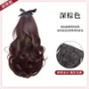 Penteado Rabo de Cavalo Falso Cacho Flor de Pera Rabo de Cavalo Curto Peruca para Mulheres Cabelo Fofo Natural Realista Peruca de Rabo de Cavalo Baixo-Alto Trança