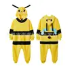 Pijama One-Piece de Desenho Animado Animal para Crianças e Adultos Roupas Fofas de Performance para Halloween Transfronteiriço Nezha Cos Flanela