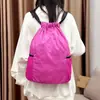 Bolsa de Fútbol Baloncesto Gran Capacidad Bolsillo Exterior tipo Paquete Entrenamiento Deportivo Fitness Cordón Mochila Estudiante Outlet de Fábrica