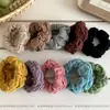NUEVO Lazo para el Cabello de Flor ~ Anillo de Toalla Ancho de Alta Elasticidad para Cola de Caballo, Sin Marca, Sin Daño al Cabello, Cuerda para el Cabello Dulce y Colorida