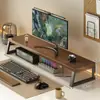 Suporte Elevado para Computador Quarto de E-Sports Display de Bancada Suporte de Base para Monitor Rack de Armazenamento Multifuncional para Notebook