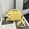 Estilo Japonés Ligero Portátil de Compras Simple Color Sólido Multiusos Nuevo de Moda Bolso de Mano de Viaje Bolso de Hombro Cruzado Pequeño Cuadrado