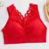 Encaje Espalda Hermosa Ropa Interior de Mamá Sujetador Estilo Chaleco para Mujeres de Mediana Edad Sujetador para Mujeres de Mediana Edad y Mayores para Mujer Sin Aros