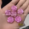 Atacado 16mm18mm24mm Plástico ABS Pérola de Imitação Flor Rosa Flor Estéreo de Contas DIY Acessórios Flor Pérola
