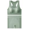 Estilo Esportivo Sexy Caractere I Costas Bonitas Conjunto de Roupa Íntima Esportiva Sem Costura Alta Elasticidade Sem Aro de Aço