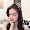 Lindo pasador de pelo de bolita de pelo, clip para el cabello de conejo rex, flequillo, Corea del Sur, otoño e invierno, rojo de internet, clip pequeño de cereza, accesorios para el cabello de felpa