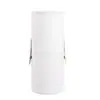 Tubo de Armazenamento para Pincéis de Maquiagem Cilíndrico Portátil Viagem Caixa de Armazenamento de Ferramentas de Maquiagem com Fivela à Prova de Poeira Barril de Bolsa de Cosméticos Pu