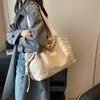 Bolso de Hombro Grande de Moda Sencillo para Mujer 2024 Nuevo Bolso de Mano Casual Bolso Cruzado Mochila Ligera de Viaje