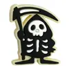 Contas de caneta de PVC para Halloween, contas de caveira de desenho animado, contas de cordão, contas centrais de fantasma fofas