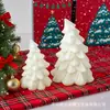 Velas Perfumadas de Árbol de Navidad, Decoración de Atmósfera Festiva, Regalos Navideños, Velas de Forma de Árbol de Navidad Variadas Vela