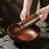 Louça de Melamina com Design Temático de Montanha, Tigela de Gelo para Jerky de Carne de Nove Segundos, Tigela Grande Artística Estilo Montanha, Tigela de Carne com Flocos de Gelo Seco