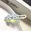 Grampo de Cabelo Flor Doce Clipe BB Estilo Western Infantil Adorno de Cabeça Flor de Cerejeira Fofa Acessórios de Cabelo para Menininha Clipe Lateral para Franja