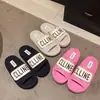 Pantuflas de Lona Gruesa con Suela Gruesa para Mujer, Talla Grande, Exportación 2024, Para Usar al Aire Libre, Mocasines Casuales Perezosos de Velcro, Pantuflas de Moda para Otoño