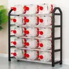 Zapatero Duradero para el Hogar 55cm Resistente Acero Inoxidable Simple Multicapa Zapatero para Dormitorio Nuevo Engrosado Versión Estrecha