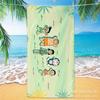 Toalla de Baño de Microfibra para Adulto Doraemon de Dibujos Animados Personalizada para Baño, Natación, Viaje, Portátil, Playa, Deportes