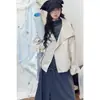 ESCOLHA DA EQUIPE Trench Coat Vintage de Lapela Curta com Botões Duplos de Alta Qualidade para Mulheres, Jaqueta de Caça de Corte Amplo W359