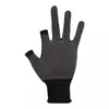 Guantes finos sin dedos, resistentes al desgaste, transpirables, antideslizantes, adecuados para pesca, entrega, ciclismo, trabajo, unisex, protección laboral, antideslizantes, protección solar