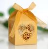 Caja de dulces de amor hueca con láser para boda de comercio exterior Love Bird caja de dulces personalizada fabricante de cajas de embalaje para boda en stock