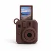 Cuidadosamente selecionado - novo produto transfronteiriço: Chaveiro de câmera instantânea mini, impresso em 3D, com espaço para fotos pequenas e um mecanismo pop-up quando pressionado