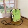 Bolso pequeño deportivo para exteriores de color block estilo japonés bolsa para paraguas botella de agua bolso de mano ligero Dopamine bolso de hombro bandolera bolso para teléfono
