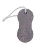 Pedra-pomes vulcânica para esfoliação dos pés, remoção de calos e peles mortas - a ferramenta definitiva para cuidados com os pés. Pedra-pomes em formato de 8