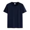 Ropa de trabajo de algodón puro de manga corta con estampado de logotipo, uniformes para grupos, camisetas promocionales para eventos deportivos DIY, camisetas culturales para celebraciones, camisetas personalizadas