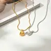 Lele Jewelry Moda Más Vendido Acero Inoxidable Simple Colgante Geométrico Collar Joyería con un Diseño Único y Elegante para Mujeres