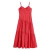 Estilo Europeo y Americano Transfronterizo Aliexpress Comercio Exterior Ropa de Mujer Zr Nuevo Vestido Corsé Estampado de Cuello Cuadrado