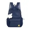 Estilo dulce y tierno, mochila bordada vivaz para estudiantes de secundaria y preparatoria, multicompartimento, ligera, casual, versátil, adecuada para ir a la escuela