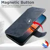 Funda de piel para teléfono plegable Iphone18Promax con ranura para tarjeta, succión magnética, soporte de carga inalámbrica dos en uno