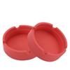 Cenicero de silicona directo de fábrica resistente a altas temperaturas anticaída impermeable cenicero de silicona color caramelo