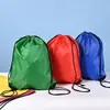 Bolsa com Cordão de Poliéster Feita Sob Medida Saquinho com Cordão Bolsa de Armazenamento com Cordão de Tecido Oxford Bolsa de Basquete com Cordão de Ombro Duplo Personalizada com Logo