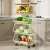 Prateleira de Armazenamento para Mesa, Aparador para Sala de Estar, Organizador em Camadas para Lanches e Copos de Água, Cesta de Armazenamento para Frutas e Vegetais de Cozinha