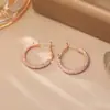 Colar de Zircônia Turquesa de Alta Qualidade com Design Moderno, Corrente de Clavícula Elegante e Versátil, e Brincos de Personalidade Sofisticada