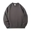 Suministro transfronterizo exclusivo de sudadera para hombre de rizo pesado de 380 g con cuello redondo, estilo holgado y versátil, disponible directamente de la fábrica.