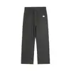 Nova coleção de outono: calças compridas masculinas de corte reto, modelagem solta, estilo Hong Kong, tendência casual americana, feitas de algodão