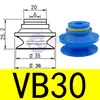 Ventosa Ondulada Vb5 Vb8 Vb10 Vb15 Vb20 Vb30 Vb40 Vb50 Ventosa de Vacío