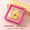 Caja de joyería transparente con película de PE, caja de joyería antioxidación para guardar pulseras, anillos, pendientes y esmalte de uñas