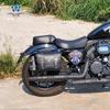 Coche muscular Wolf adecuado para bolsa lateral xiangshuai XS650N caja lateral retro modificación bolsa para casco impermeable liberación rápida especial