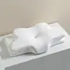 Travesseiro de Sono Suporte para Coluna Cervical Borboleta Transfronteiriço, Travesseiro de Espuma de Memória com Rebote Lento, Travesseiro Alto que Não Colapsa nem Deforma, Tipo de Núcleo do Travesseiro a