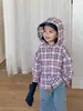 Jaqueta Infantil Fina Roupa de Primavera e Outono Camisa com Capuz para Meninos 2026 Nova Roupa de Proteção Solar para Bebês Meninas Primavera e Verão