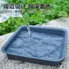 Base de bandeja para maceta cuadrada, base acolchada de plástico de resina engrosada, bandeja de recogida de agua, bandeja para maceta de suculentas personalizada