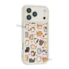 La funda de silicona antigolpes más vendida de TEMU para iPhone 16, con un adorable diseño de gatito lleno de píxeles, funda de teléfono de gama alta 18pm
