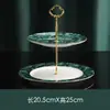 Estilo Europeo Lujo Ligero Verde Joya Porcelana Ósea Borde Dorado Juego de Café Cerámica Tarde Camelia Juego de Té Taza y Platillo de Café Juego de Regalo