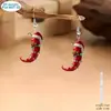Pendientes Colgantes Gatito Espacial Transfronterizos Accesorios Sexy para el Día a Día y Fiestas Regalos de Navidad Adecuados para Mujeres Todas las Estaciones