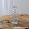 Venta Caliente Transfronteriza Amazon Jarrón Pequeño Adornos de Decoración de Escritorio Set de Botellas Pequeñas de Vidrio Transparente de Gama Alta Venta al por Mayor