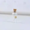 Japonês e Coreano Mais Vendidos Fresco e Doce Garrafa de Vidro de Garrafa de Deriva Trevo de Quatro Folhas Dente-de-Leão Flor Real Flor Seca Colar Modelo de Melhor Amiga