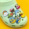 Accesorios para Zuecos de Animales de Vacaciones Casuales Nuevos Transfronterizos Hebilla de Flor para Zapato de PVC Zapato de Playa Jardín Accesorios Decorativos