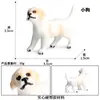 Modelos de Animales Realistas: Doberman, Golden Retriever, Perro de Peluche, Husky, Collie - Adornos para Coche y Juguetes para Niños